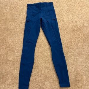 Blue Lululemon Leggings